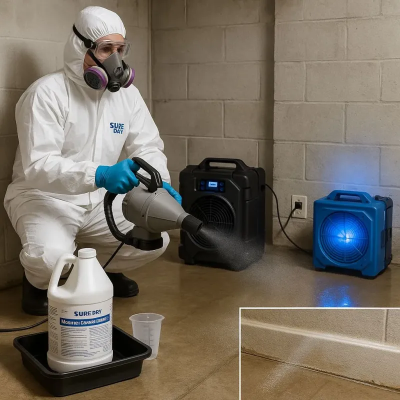 Sanitization and Odor Removal process in Mecklenburg County, VA